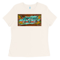 Bone western howdy cowgirl leopard serape   license plate template Ladies Tee - BarkalooDesign