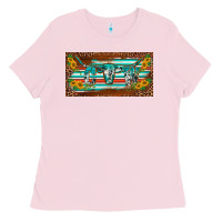 Bubblegum Pink western howdy cowgirl leopard serape   license plate template Ladies Tee - BarkalooDesign
