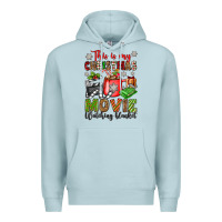 Blue Mist this is my christmas movie watching blanket Premium Hoodie - OliviaCreatesArt
