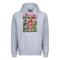 Heather Grey this is my christmas movie watching blanket Premium Hoodie - OliviaCreatesArt