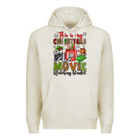 Oatmeal Heather this is my christmas movie watching blanket Premium Hoodie - OliviaCreatesArt