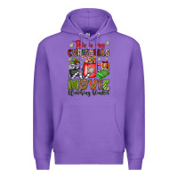 Purple this is my christmas movie watching blanket Premium Hoodie - OliviaCreatesArt
