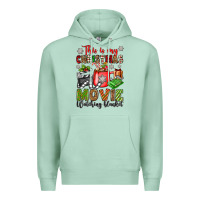 Seafoam this is my christmas movie watching blanket Premium Hoodie - OliviaCreatesArt