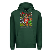 Sports Green this is my christmas movie watching blanket Premium Hoodie - OliviaCreatesArt