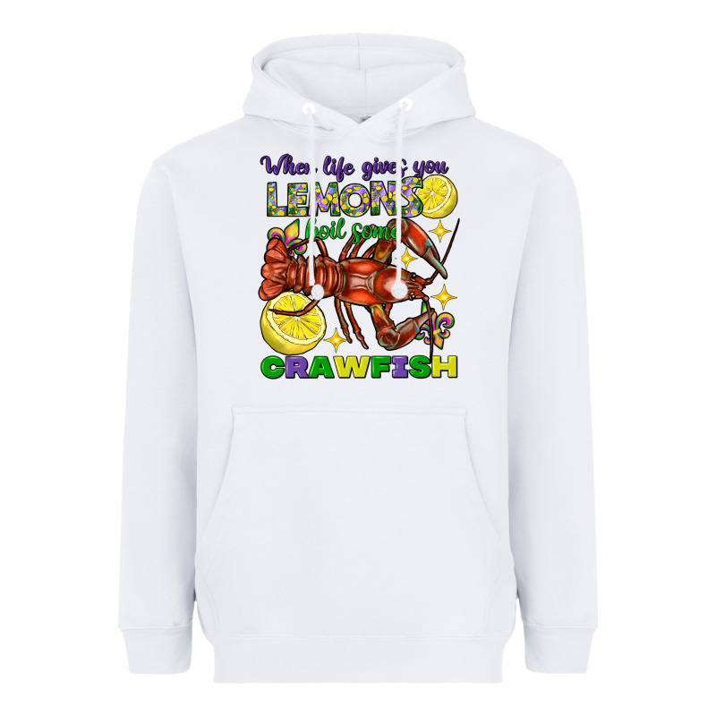 When Life Gives You Lemons Boil Some Crawfish Mard Heavyweight Hoodie by FaDigitalArtStudio | Teevron