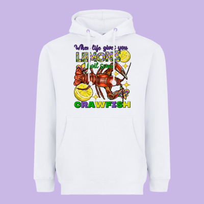 When Life Gives You Lemons Boil Some Crawfish Mard Heavyweight Hoodie Designed By Fadigitalartstudio