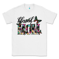 White blessed mom Classic Tee - SublimationCraftShop