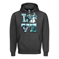 Love Winter Zipper Hoodie | Teevron