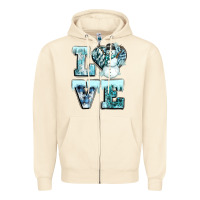 Sandshell love winter Zipper Hoodie - CowGirlArtShop