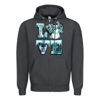 Smoke love winter Zipper Hoodie - CowGirlArtShop