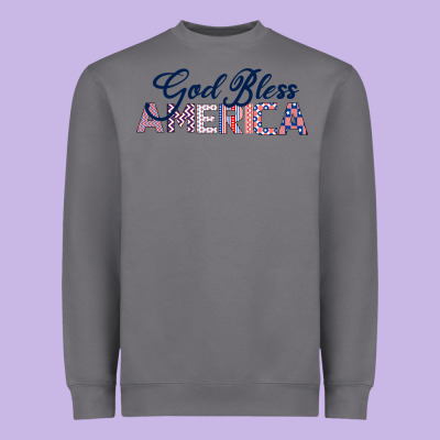 God Bless America Heavyweight Sweatshirt Designed By Bettercallsaul