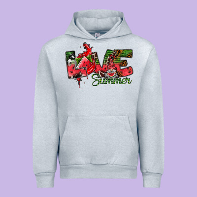 Love Summer Urban Hoodie Designed By Cowhidedigitalart