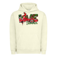 Pigment Pistachio Love Summer Urban Hoodie - CowhideDigitalArt