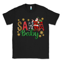 Black Santa Baby With Santa Classic Tee - BundleAndBundleShop