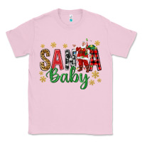 Bubblegum Pink Santa Baby With Santa Classic Tee - BundleAndBundleShop