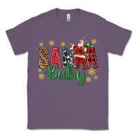 Lavender Santa Baby With Santa Classic Tee - BundleAndBundleShop