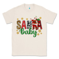 Natural Santa Baby With Santa Classic Tee - BundleAndBundleShop