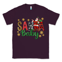 Plum Santa Baby With Santa Classic Tee - BundleAndBundleShop