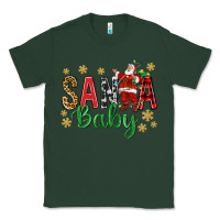 Sports Green Santa Baby With Santa Classic Tee - BundleAndBundleShop
