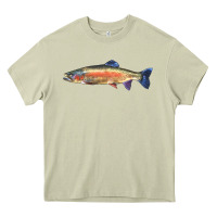 Mossy Rainbow Trout Heavy Core Tee - LillyAllenDesigns