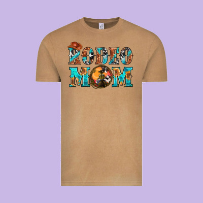 Western Rodeo Mom Vintage Tee Designed By Bundleandbundleshop