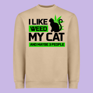 Cat Weed I Like My Cat Gift Heavyweight Sweatshirt Designed By Bettercallsaul