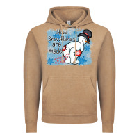 Vintage Coffee how snowflakes are made winter christmas Vintage Hoodie - MaliasSmallBusiness