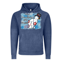 Vintage Denim how snowflakes are made winter christmas Vintage Hoodie - MaliasSmallBusiness