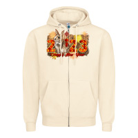 Sandshell chinese new year 2023 rabbit year Zipper Hoodie - CowGirlArtShop