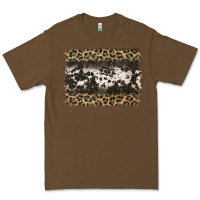 Cacao leopard cowhide pattern background Premium Tee - Jasminsmagicworld
