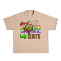 Burro More Love Less Hate LGBTQ Urban Heavy Tee - BundleAndBundleShop