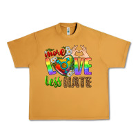 Peanut Butter More Love Less Hate LGBTQ Urban Heavy Tee - BundleAndBundleShop