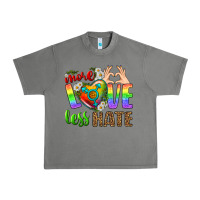 Tornado More Love Less Hate LGBTQ Urban Heavy Tee - BundleAndBundleShop