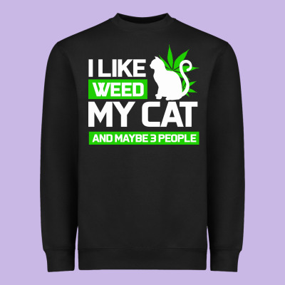 Cat Weed I Like My Cat Gift Heavyweight Sweatshirt Designed By Bettercallsaul