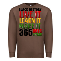 Chestnut black history live it Premium Sweatshirt - FaDigitalArtStudio