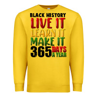 Lemon black history live it Premium Sweatshirt - FaDigitalArtStudio