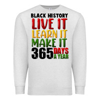 Oatmeal Heather black history live it Premium Sweatshirt - FaDigitalArtStudio