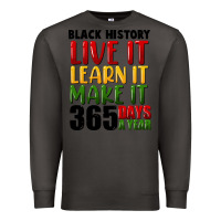 Smoke black history live it Premium Sweatshirt - FaDigitalArtStudio