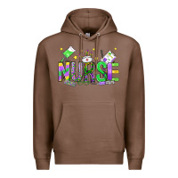 Chestnut mardi gras nurse Premium Hoodie - OliviaCreatesArt