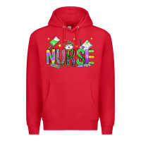 Red mardi gras nurse Premium Hoodie - OliviaCreatesArt
