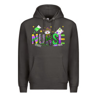 Smoke mardi gras nurse Premium Hoodie - OliviaCreatesArt