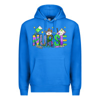 True Royal mardi gras nurse Premium Hoodie - OliviaCreatesArt