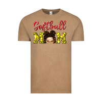 Vintage Coffee Softball Mom Vintage Tee - BundleAndBundleShop
