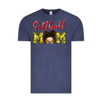 Vintage Denim Softball Mom Vintage Tee - BundleAndBundleShop