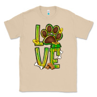 Mushroom Tie dye St. Patrick's Day love dog paw Classic Tee - BundleAndBundleShop