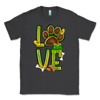 Smoke Tie dye St. Patrick's Day love dog paw Classic Tee - BundleAndBundleShop