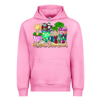 Fuchsia Pink nightmare before summer coffee cups Urban Hoodie - CowhideDigitalArt
