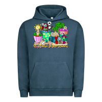 Pigment Midnight Navy nightmare before summer coffee cups Urban Hoodie - CowhideDigitalArt