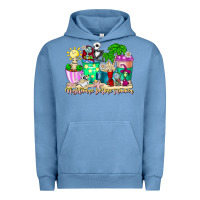 Pigment Pebble Blue nightmare before summer coffee cups Urban Hoodie - CowhideDigitalArt