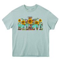 Arona western believe sunflowers flowers Heavy Core Tee - BarkalooDesign